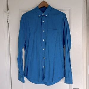 Club Monaco blue shirt. Medium Slim Fit.